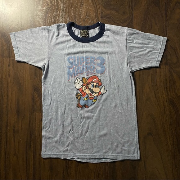 Small Mario Broβs 3 Ringer T-shirt